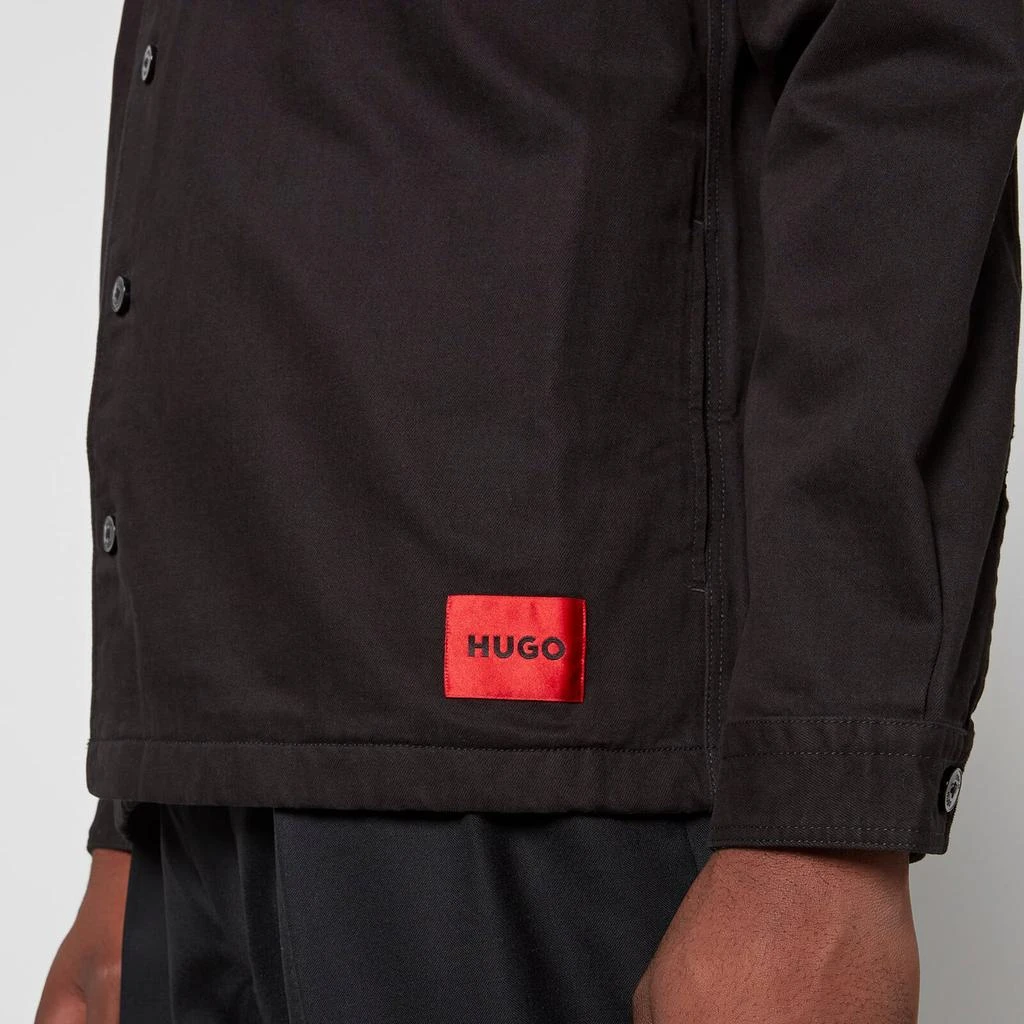 商品Hugo Boss|HUGO Enalu Logo-Patched Cotton Overshirt,价格¥811,第4张图片详细描述