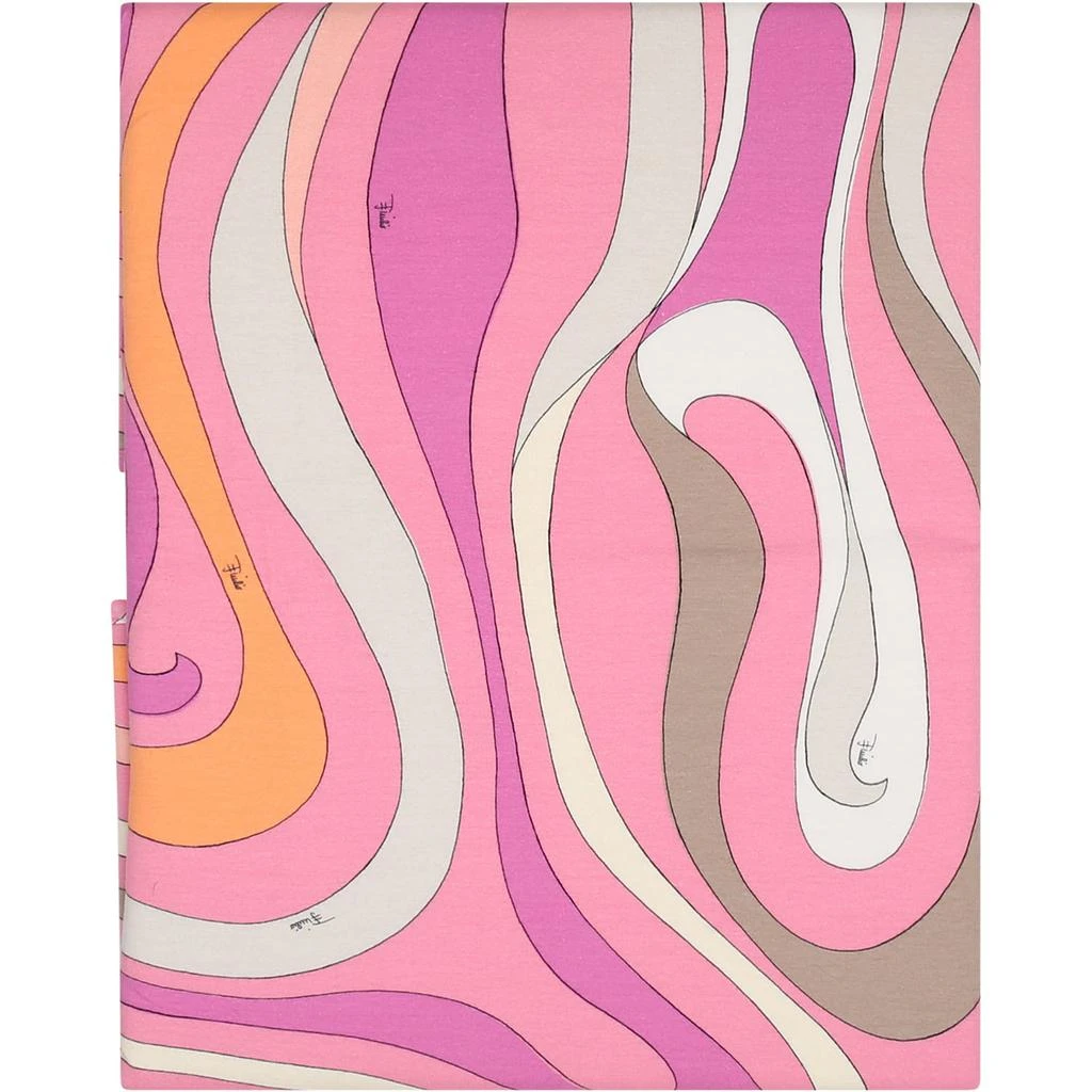 商品Pucci|Pink Blanket For Baby Girl With Print And Logo,价格¥1713,第1张图片