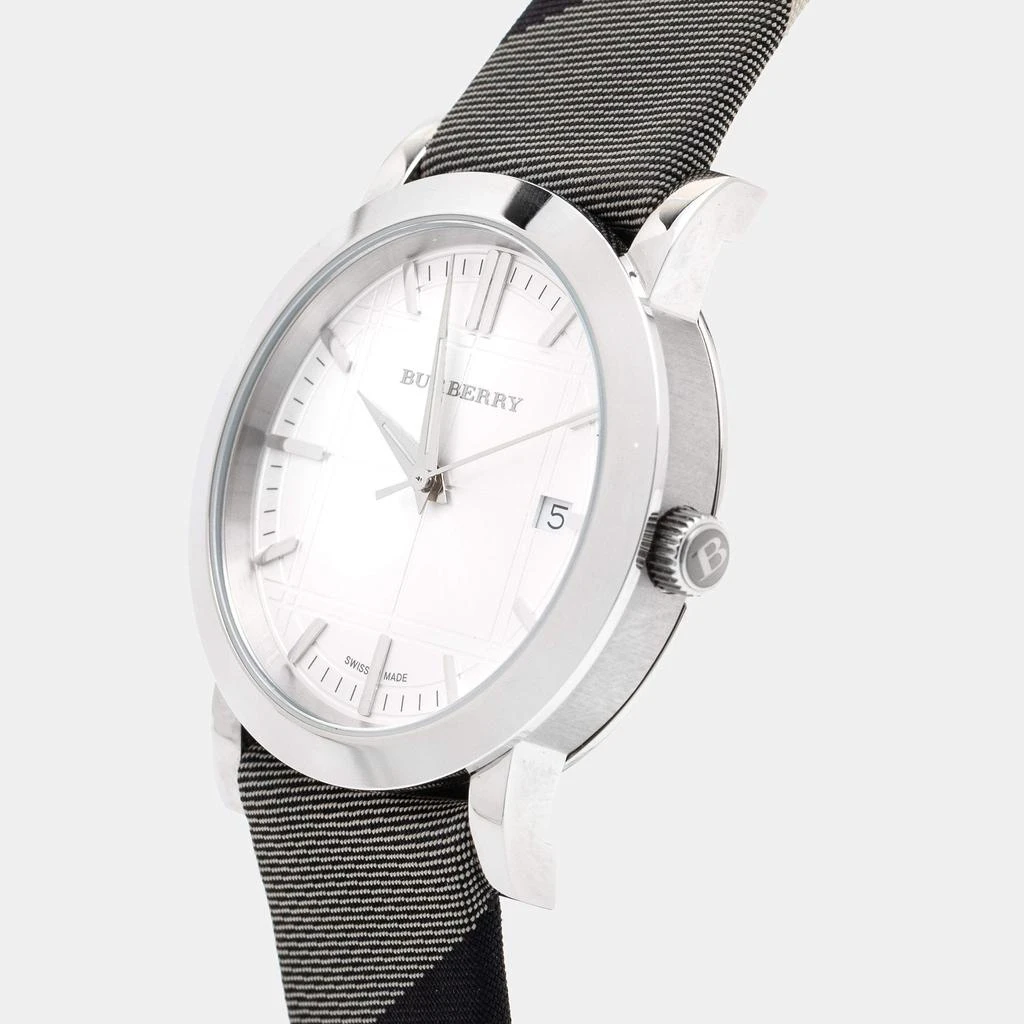 商品[二手商品] Burberry|Burberry Silver Stainless Steel Heritage Nova Check BU1378 Women's Wristwatch 38 mm,价格¥2583,第2张图片详细描述