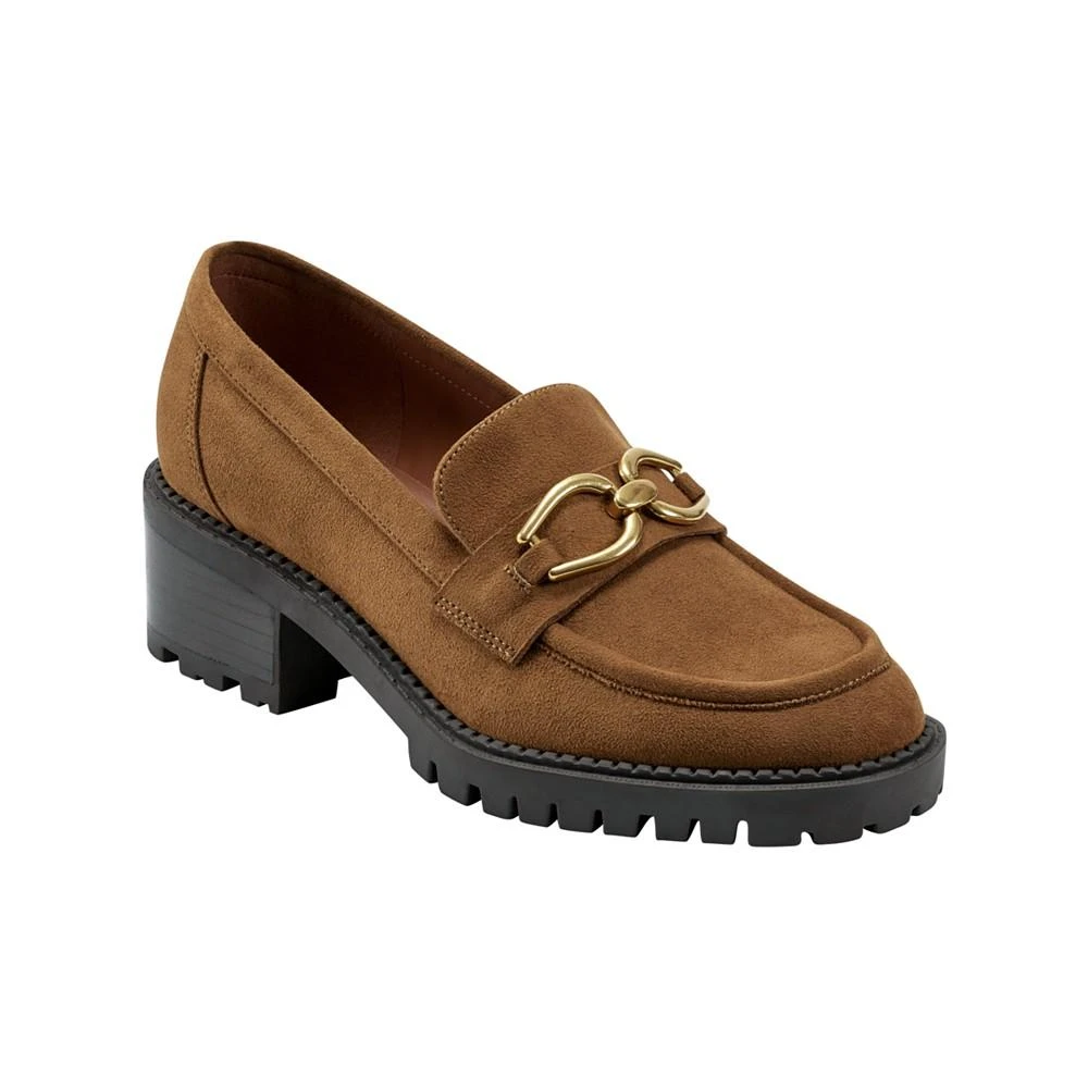 商品Marc Fisher|Women's Delanie Slip-On Almond Toe Casual Loafers,价格¥334,第1张图片