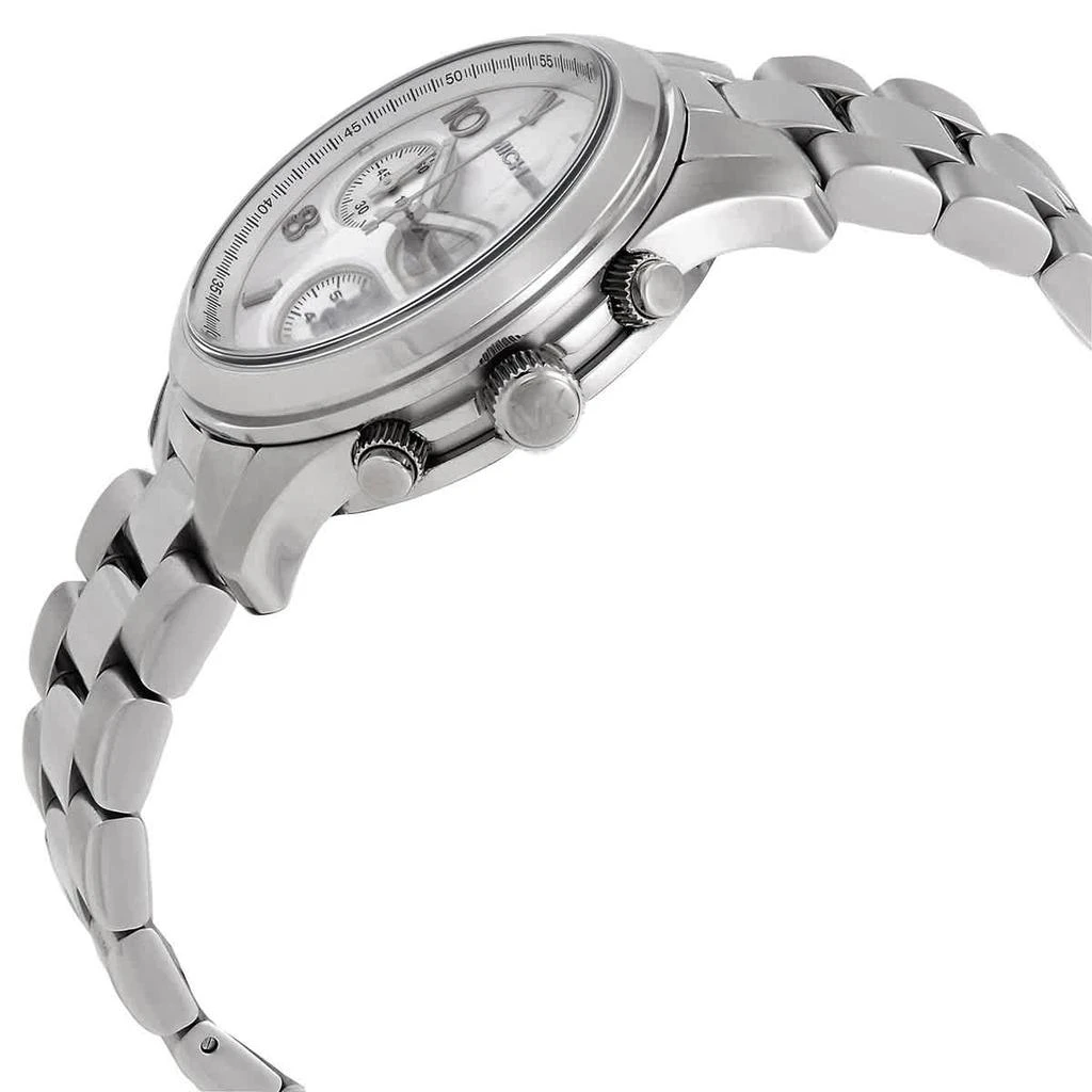 商品Michael Kors|Runway Chronograph Quartz Silver Dial Ladies Watch MK7325,价格¥1214,第2张图片详细描述