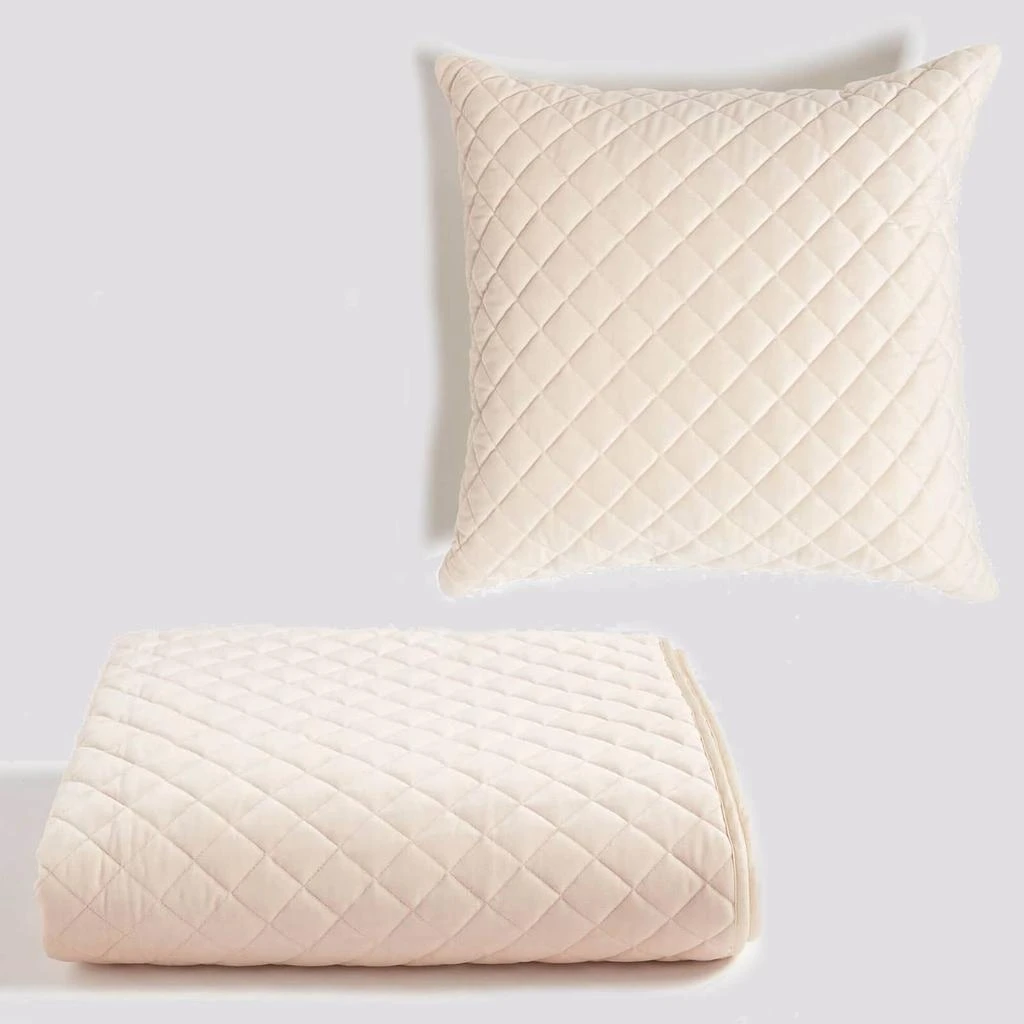 商品in homeware|ïn home Diamond Quilted Velvet Bundle - Champagne (Worth £65.00),价格¥415,第1张图片