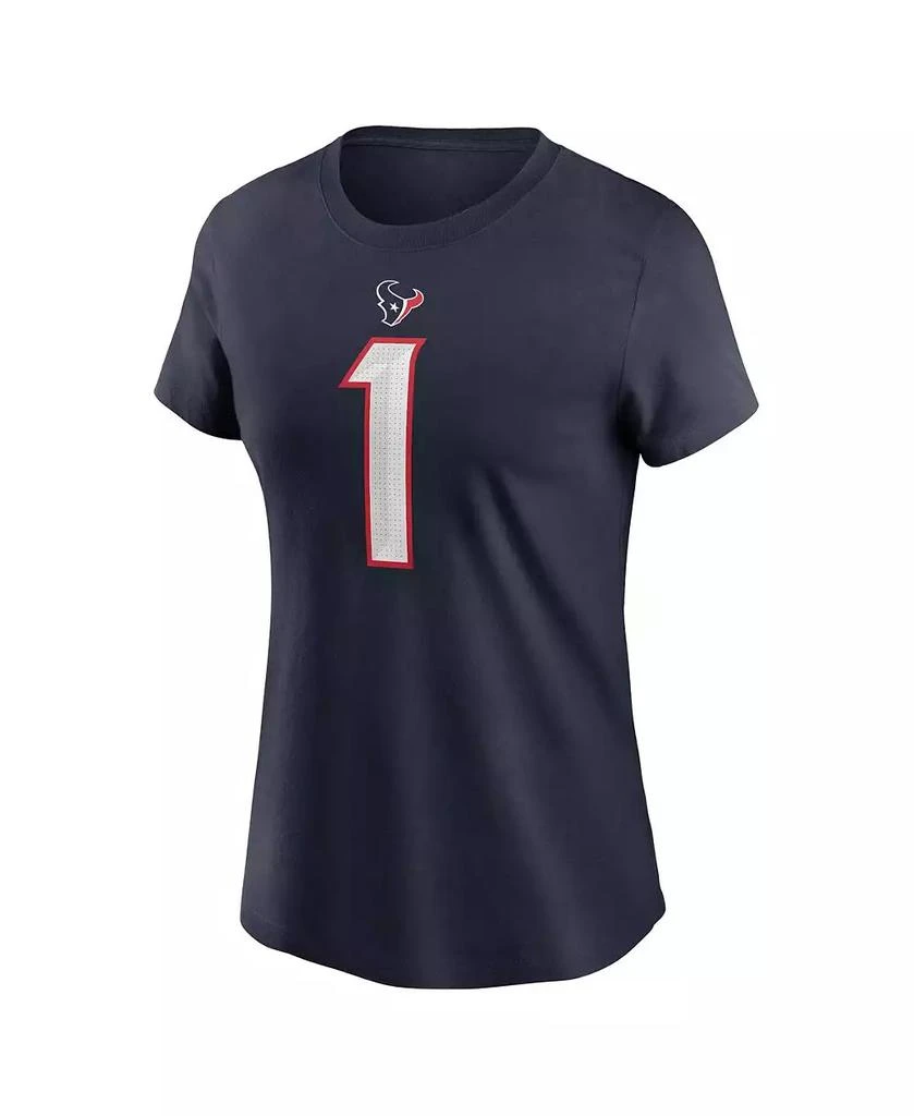 商品NIKE|Women's Stefon Diggs Navy Houston Texans Player Name Number T-Shirt,价格¥224,第2张图片详细描述