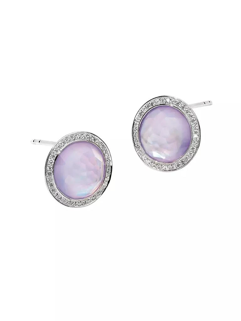 商品Ippolita|Lollipop® Sterling Silver, Diamond & Multi-Stone Earrings,价格¥9704,第2张图片详细描述