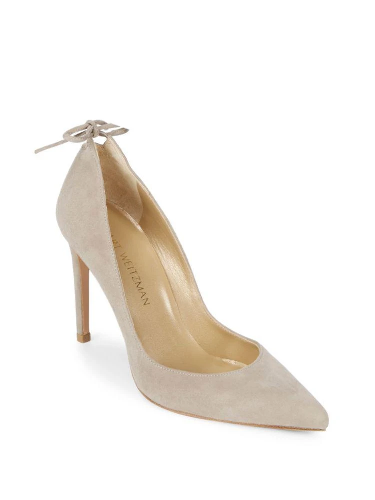 商品Stuart Weitzman|Peekabow Leather Pumps,价格¥1144,第1张图片
