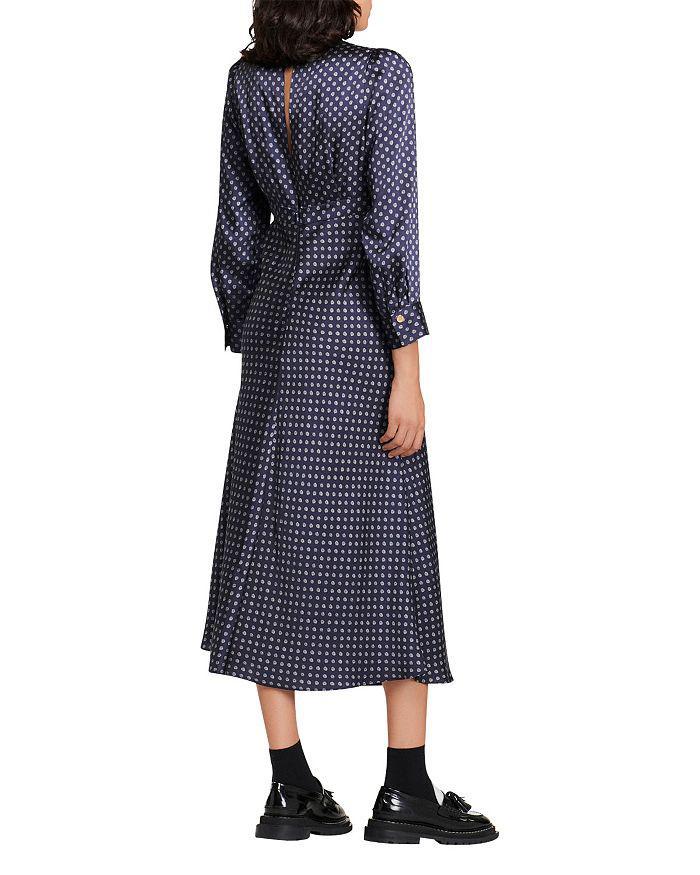 商品Sandro|Ricci Printed Midi Dress,价格¥3049,第4张图片详细描述