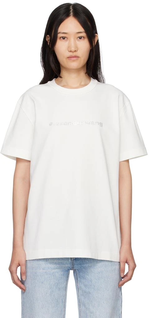 商品Alexander Wang|White Hotflix Grill T-Shirt,价格¥2195,第1张图片