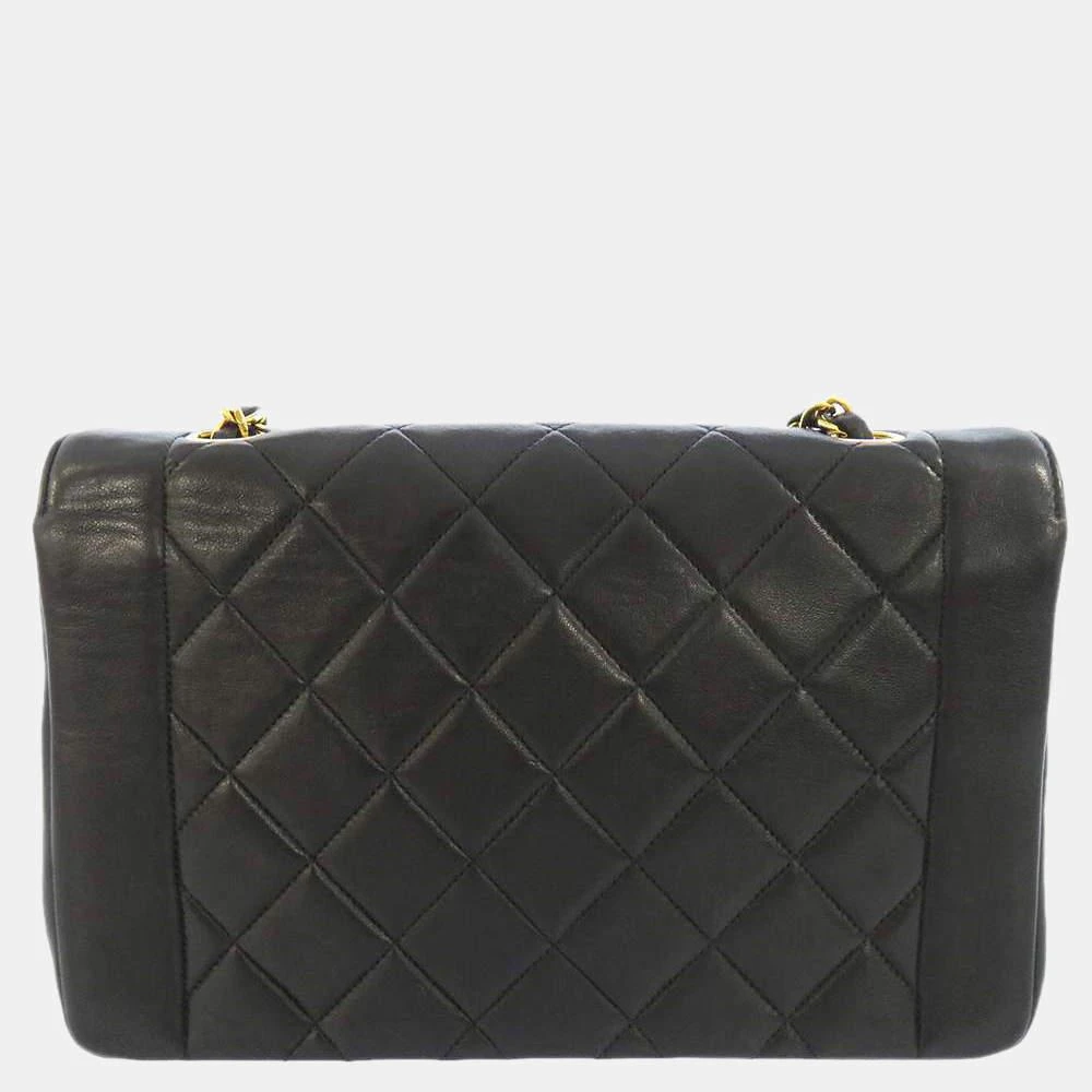 商品[二手商品] Chanel|Chanel Black Leather Diana Flap Bag,价格¥33026,第3张图片详细描述