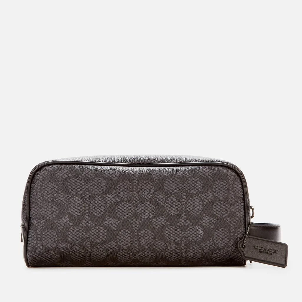 商品Coach|Coach Men's Travel Kit - Charcoal,价格¥1869,第2张图片详细描述