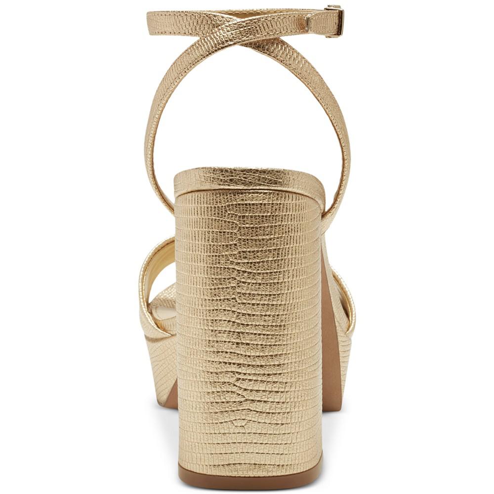 [Vince Camuto]Vince Camuto女款凉鞋凉拖Women's Pendry Platform Sandals 皮革表面