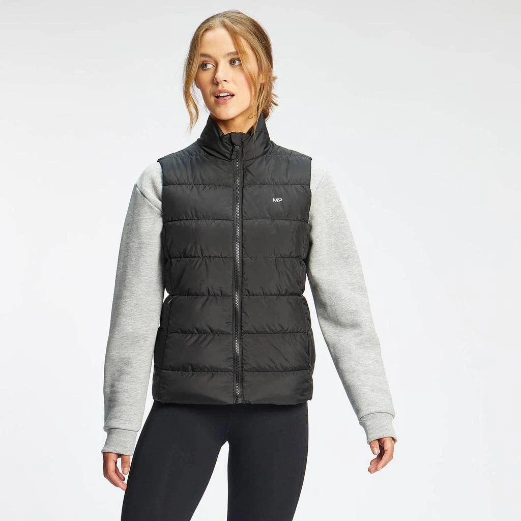 商品Myprotein|MP Women's Outerwear Lightweight Puffer Gilet - Black,价格¥225,第5张图片详细描述