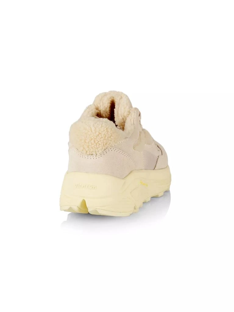 商品BRANDBLACK|Aura 130 Faux Shearling Sneakers,价格¥585,第3张图片详细描述