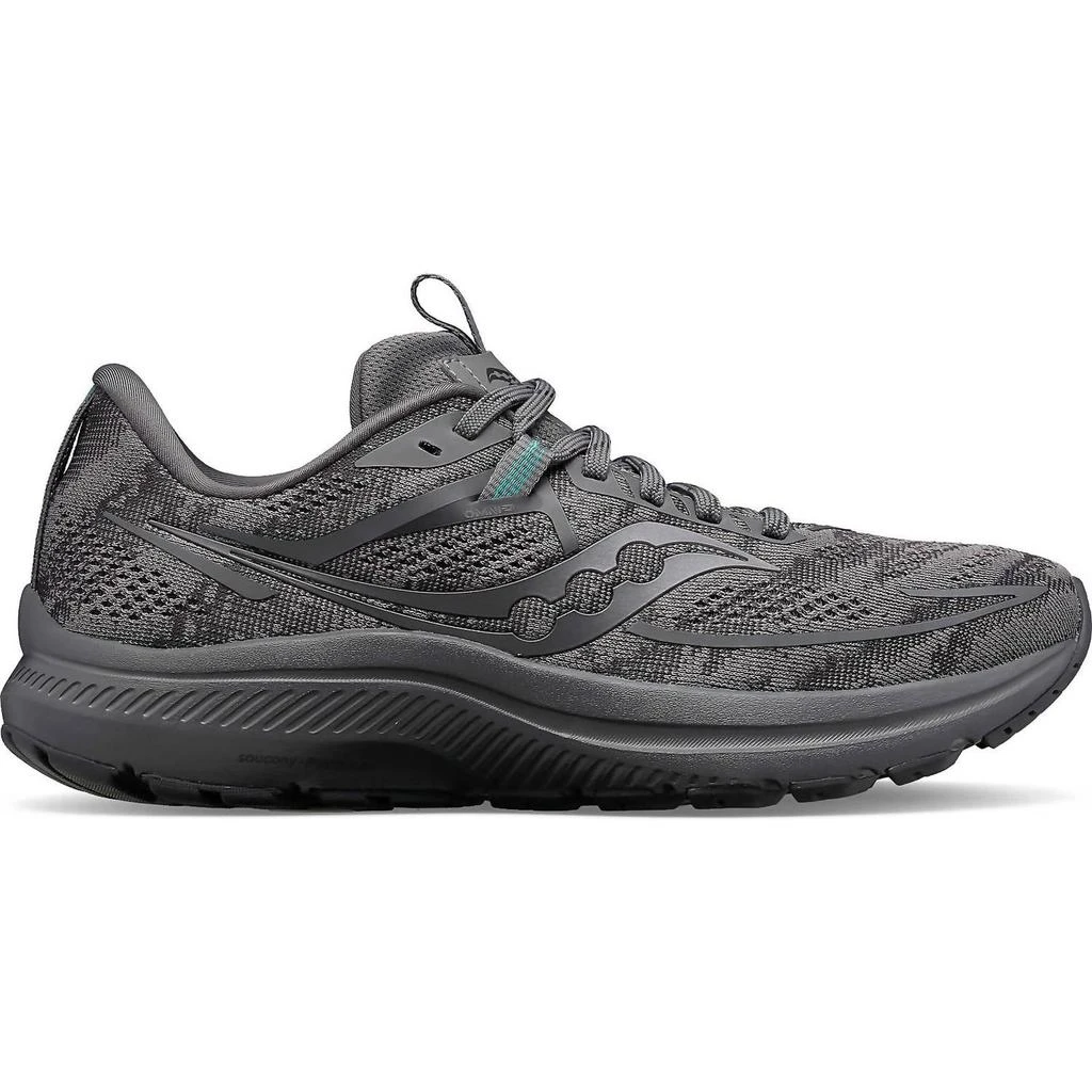 商品Saucony|Men's Omni 21 Running Shoes - Wide Width In Asphalt,价格¥854,第1张图片