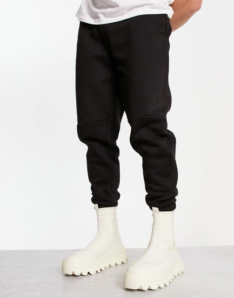 商品ASOS|ASOS DESIGN chunky zip up sock boots in beige neoprene,价格¥326,第4张图片详细描述