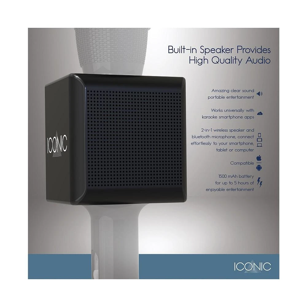 Iconic Bluetooth Karaoke Microphone and Speaker 商品
