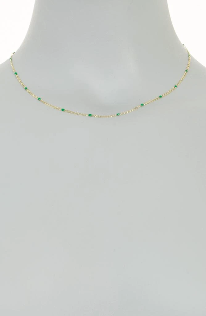 商品Argento Vivo Sterling Silver|Enamel Chain Necklace,价格¥81,第2张图片详细描述