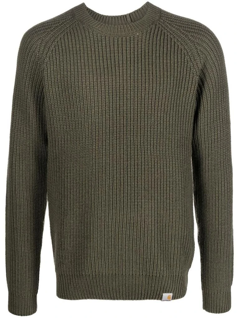 商品Carhartt|Carhartt Military Green Knitted Jumper,价格¥978,第1张图片