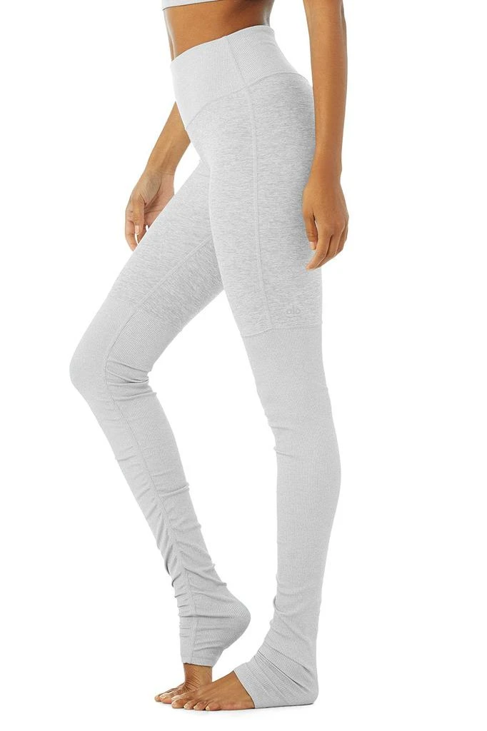 商品Alo|High-Waist Alosoft Goddess Legging - Zinc Heather,价格¥263,第3张图片详细描述