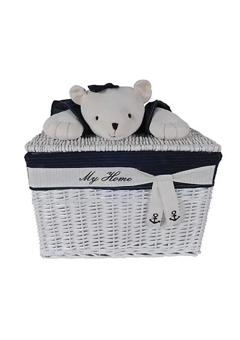 商品Old Modern Handicrafts|Modern Handicrafts Home Decorative Rectangular Willow Baskets Bear Design Set Of 5,价格¥1740,第3张图片详细描述
