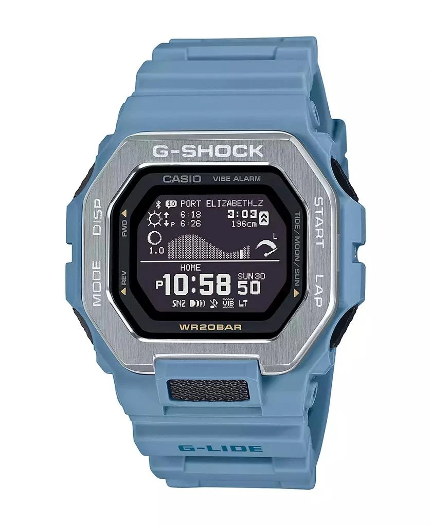 商品G-Shock|Men's Digital Blue Resin Watch, 46mm GBX100-2A,价格¥1197,第1张图片