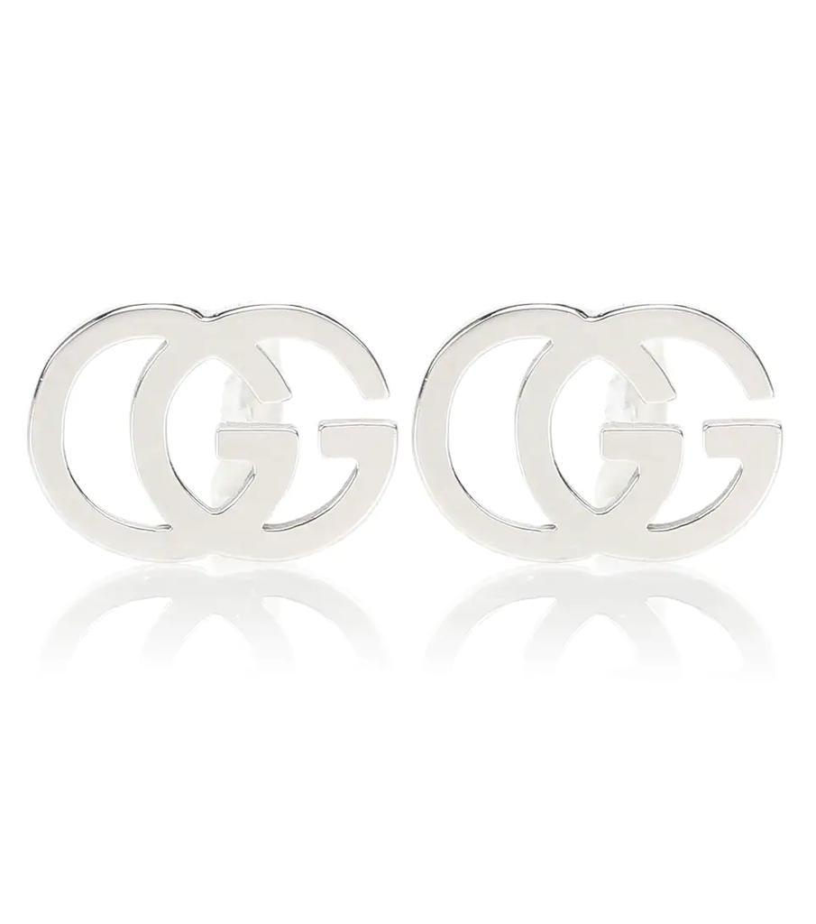 商品Gucci|GG 18kt white gold earrings,价格¥4675,第1张图片