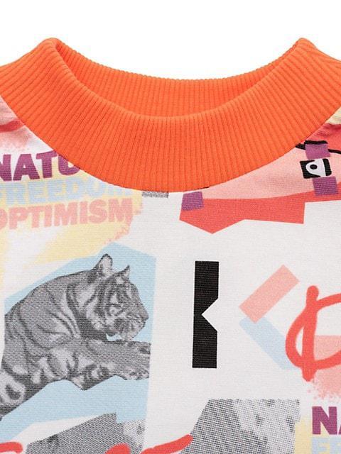 商品Kenzo|Little Girl's & Girl's Collage Print T-Shirt Dress,价格¥532,第5张图片详细描述