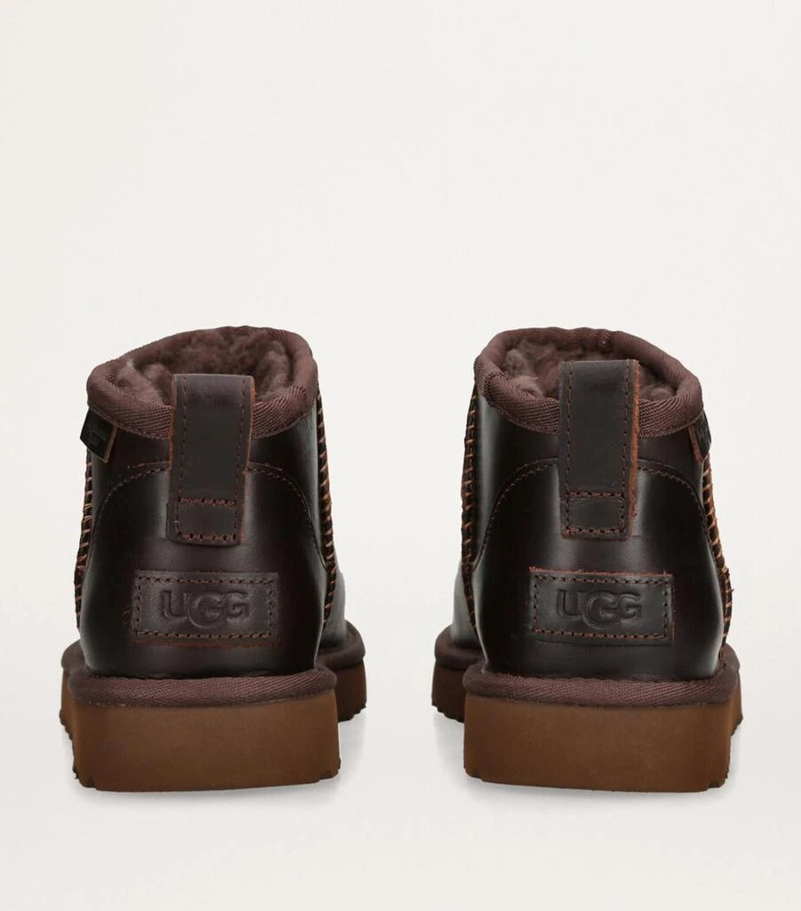 商品UGG|Leather Classic Ultra Mini Regen Boots,价格¥1468,第2张图片详细描述