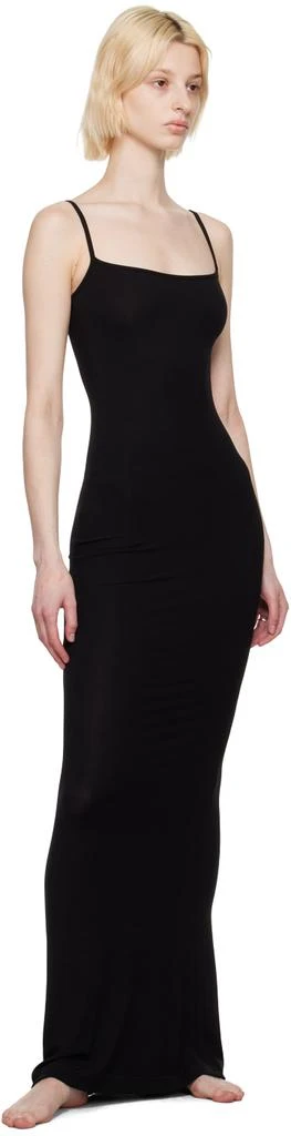 商品SKIMS|Black Soft Lounge Long Slip Maxi Dress,价格¥756,第4张图片详细描述