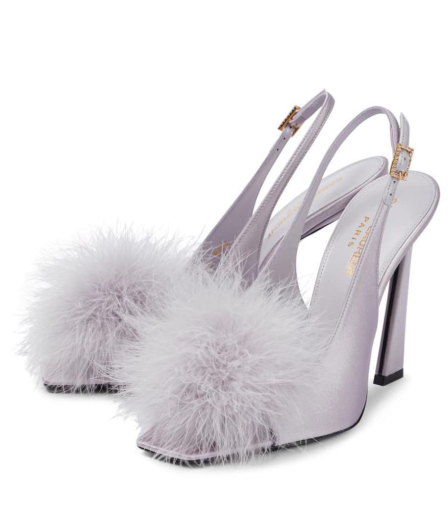 商品Yves Saint Laurent|Mae露跟凉鞋,价格¥11294,第7张图片详细描述