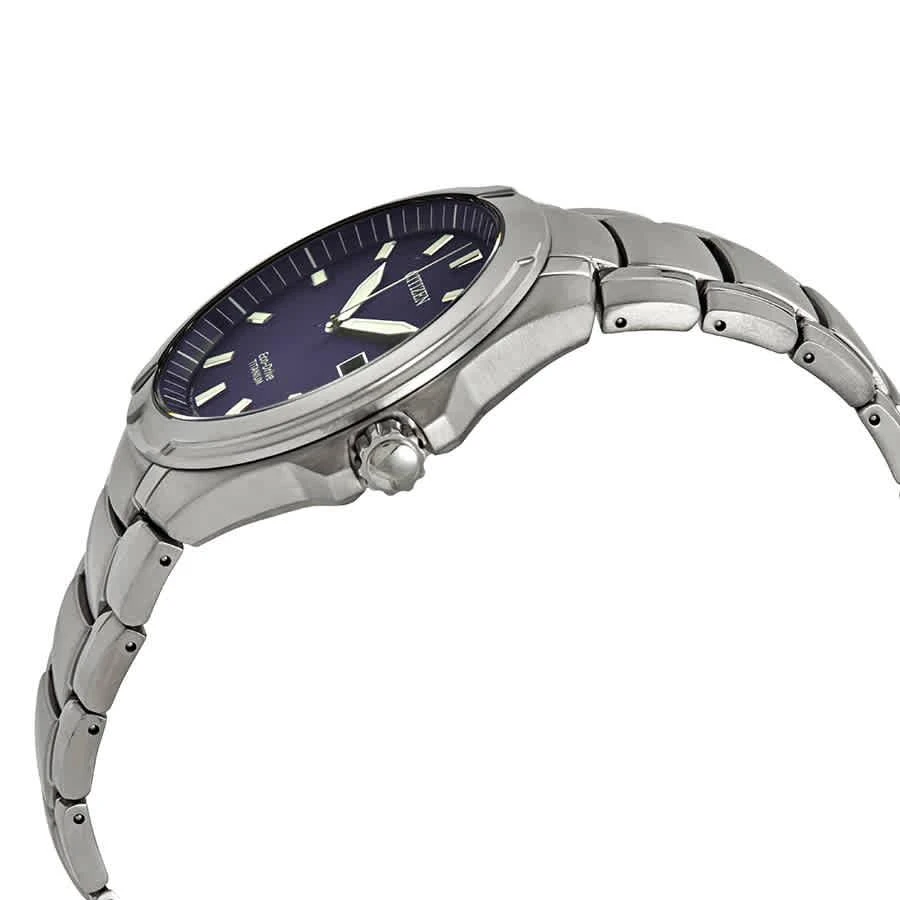 商品Citizen|Paradigm Super Titanium Eco-Drive Blue Dial Men's Watch BM7431-51L,价格¥1945,第2张图片详细描述
