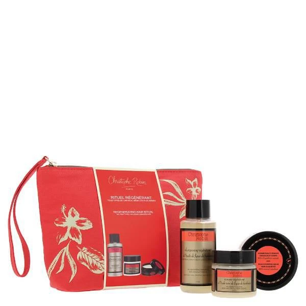 商品Christophe Robin|Christophe Robin Regenerating Hair Ritual Travel Kit (Worth $100),价格¥203,第1张图片