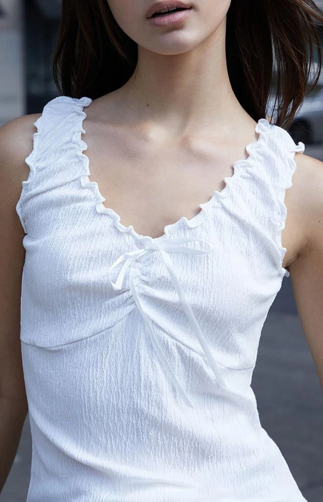 商品John Galt|White Malena Top,价格¥199,第2张图片详细描述