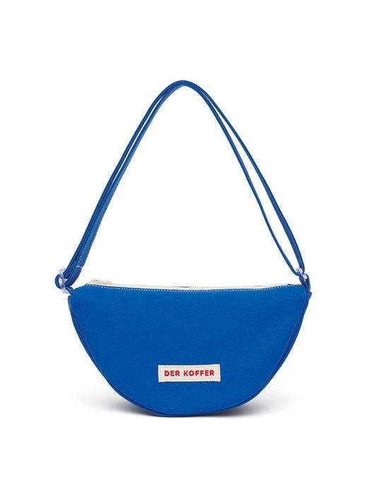 商品DER KOFFER|Halbmond Shoulder Bag_Blue,价格¥654,第1张图片