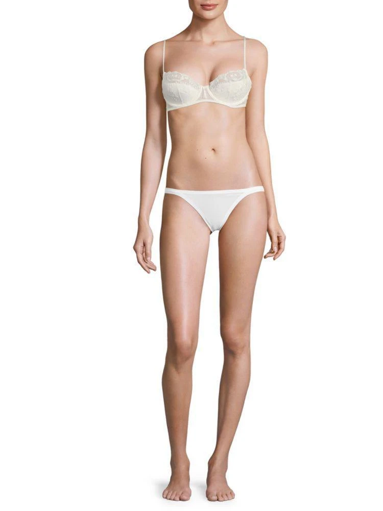 商品La Perla|Lace-Trim Underwire Bra,价格¥596,第3张图片详细描述