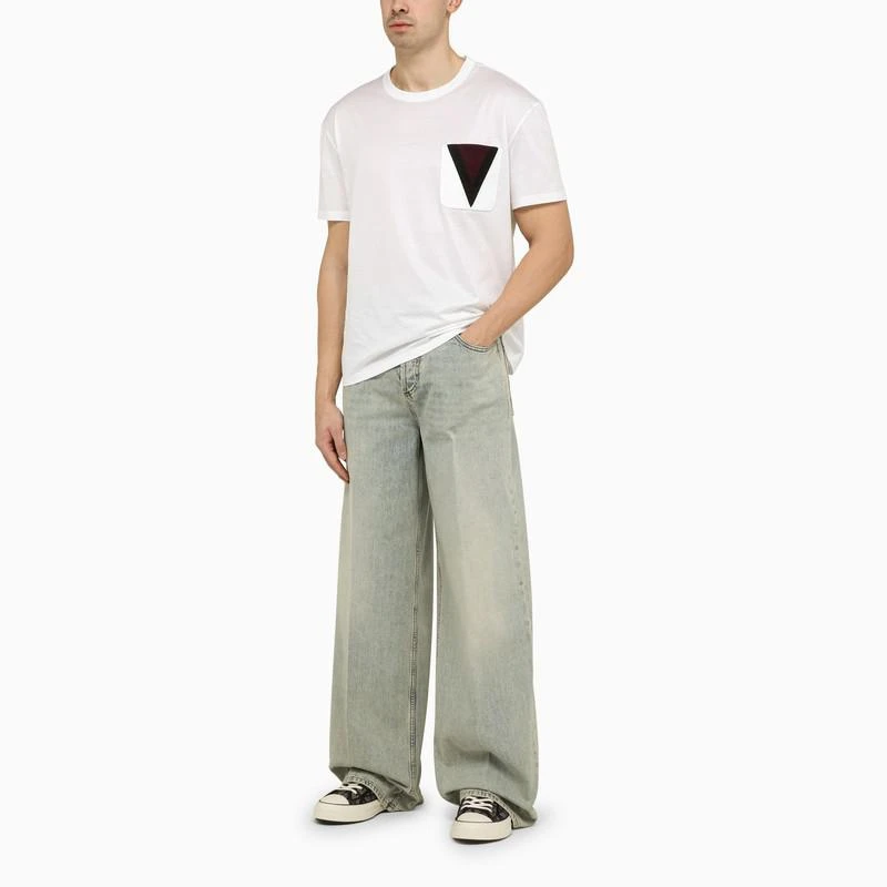 商品Valentino|Baggy/loose jeans with V detail,价格¥11889,第2张图片详细描述