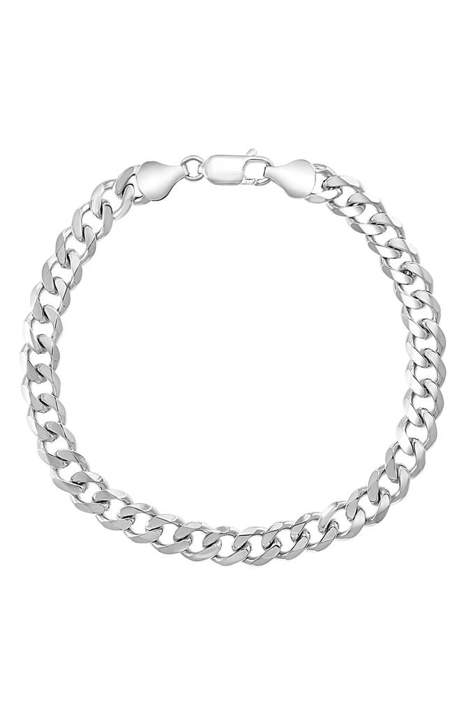 商品Effy|Men's Sterling Silver Curb Link Bracelet,价格¥745,第1张图片