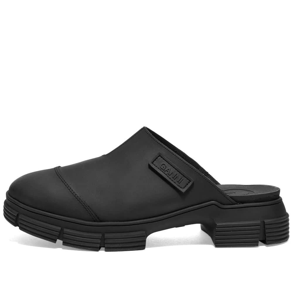 商品Ganni|GANNI Recycled Rubber City Mule,价格¥1832,第2张图片详细描述