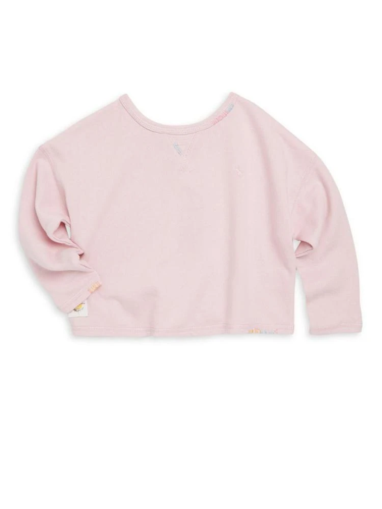 商品Ralph Lauren|Toddler's, Little Girl's & Girl's French Terry Sweatshirt,价格¥168,第1张图片