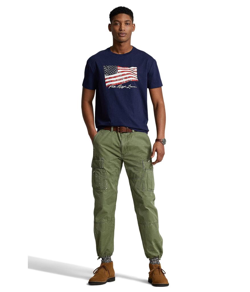 Classic Fit American Flag T-Shirt商品第4张图片规格展示