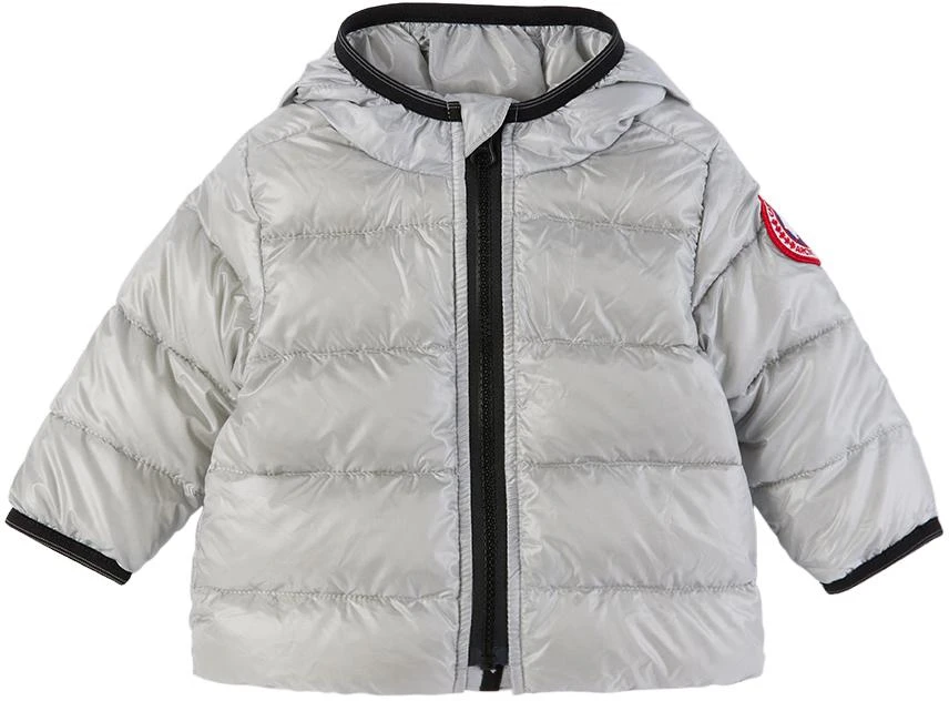 商品Canada Goose|Silver Baby Down Crofton Hoody Jacket,价格¥4509,第1张图片