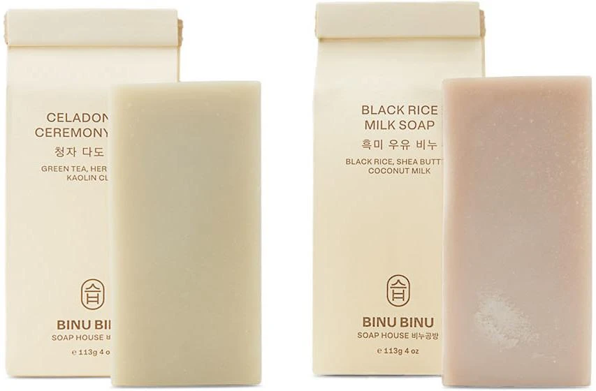 商品Binu Binu|Celadon Tea Ceremony & Black Rice Milk Soap Set,价格¥355,第3张图片详细描述