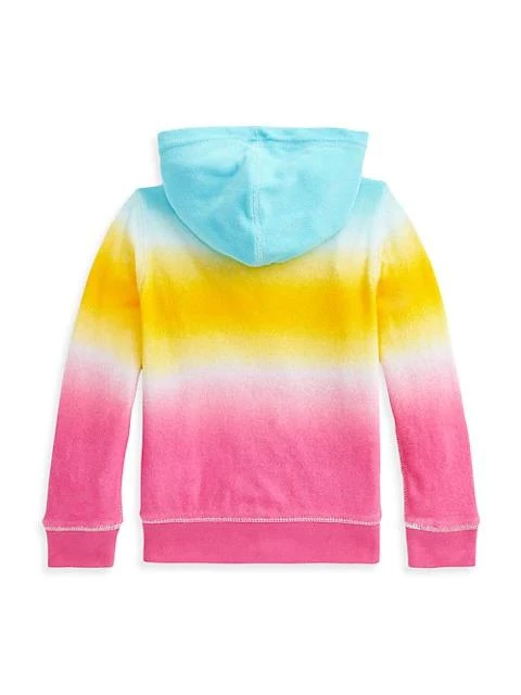 商品Ralph Lauren|Little Girl's Ombré Terry Full-Zip Hoodie,价格¥156,第3张图片详细描述