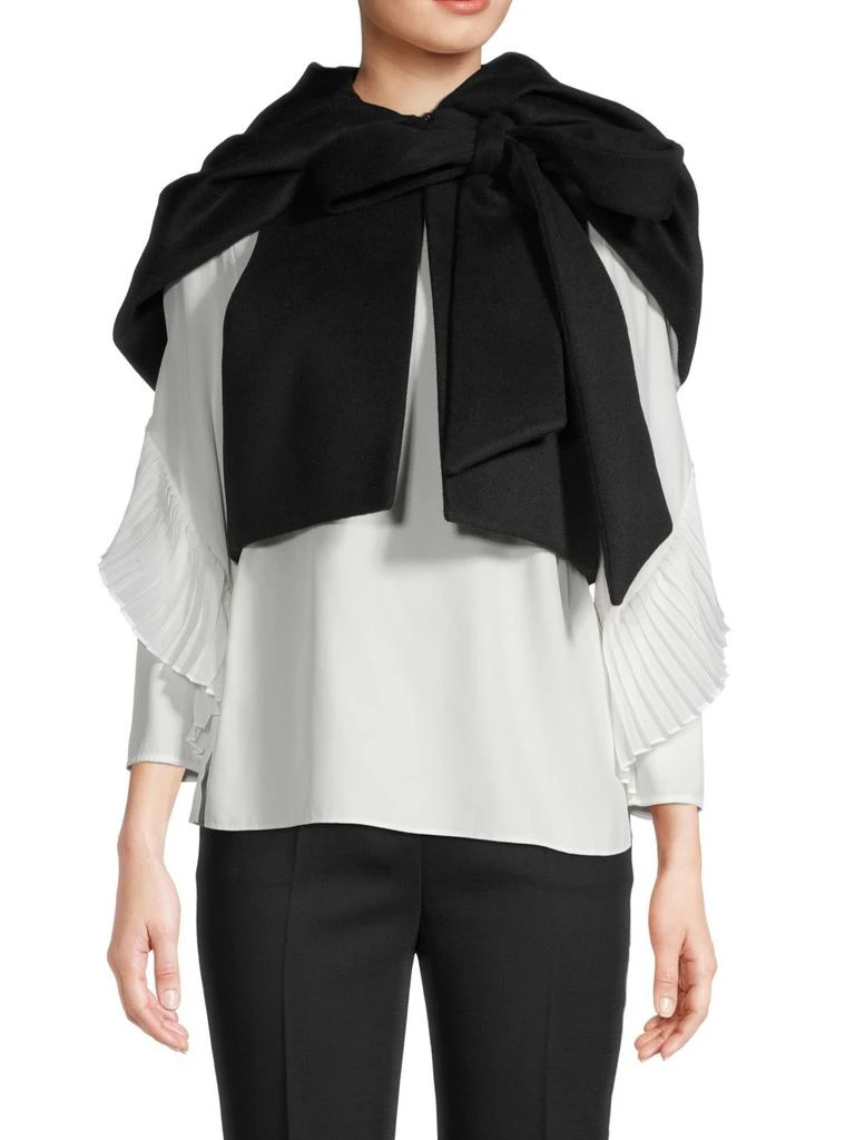 商品Valentino|Virgin Wool & Angora Wool Tie-Front Gilet,价格¥4307,第1张图片