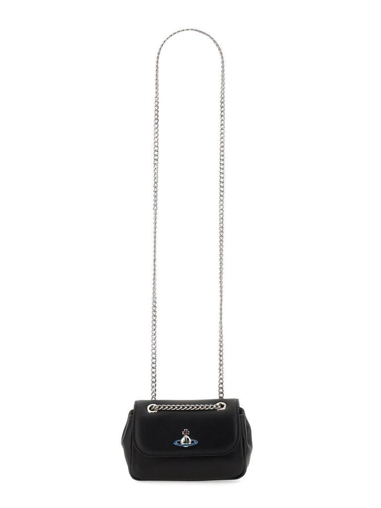 商品Vivienne Westwood|VICTORIA SMALL BAG WITH CHAIN,价格¥1360,第4张图片详细描述
