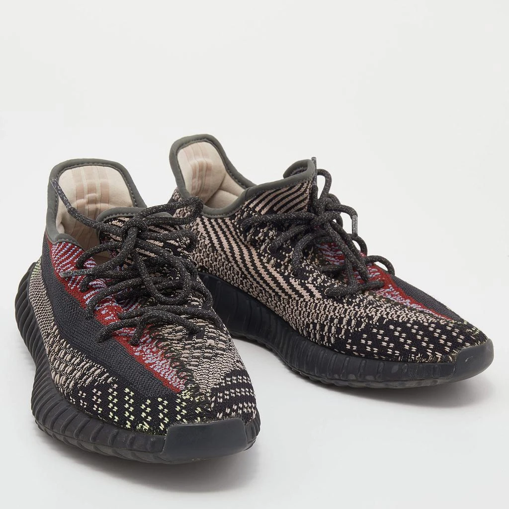 商品[二手商品] YEEZY|Yeezy x Adidas Multicolor Knit Fabric Boost 350 V2 Yecheil (Non-Reflective) Sneakers Size 42,价格¥2521,第4张图片详细描述