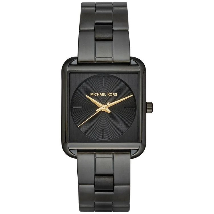 商品Michael Kors|Women's Lake Black Stainless Steel Bracelet 腕表 32x32mm MK3666, a Macy's Exclusive Style,价格¥673,第1张图片