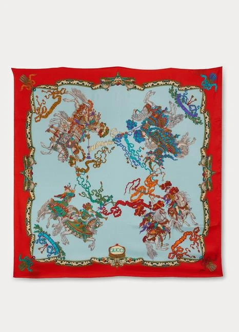 商品Gucci|La reine soleil scarf,价格¥3275,第3张图片详细描述