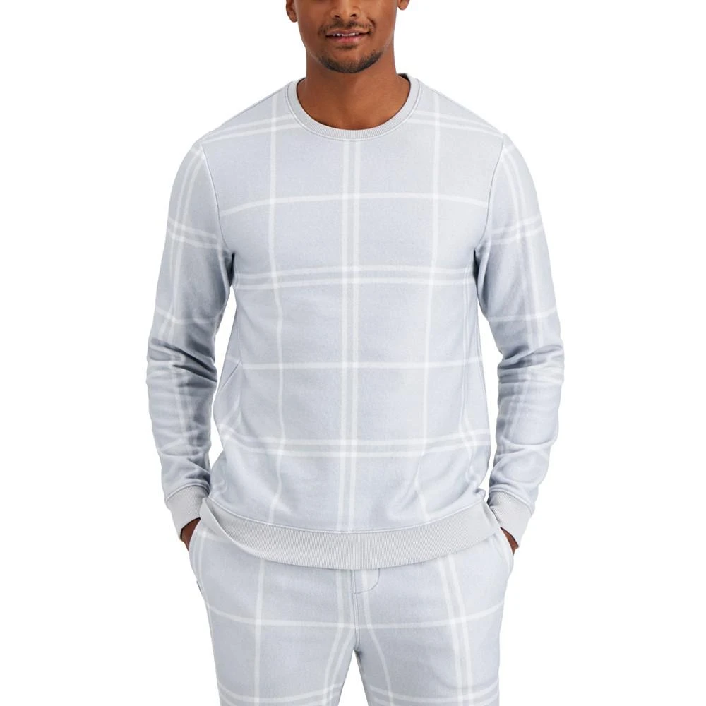 商品Alfani|Aflani Men's Windowpane Pajama Shirt, Created for Macy's,价格¥122,第1张图片