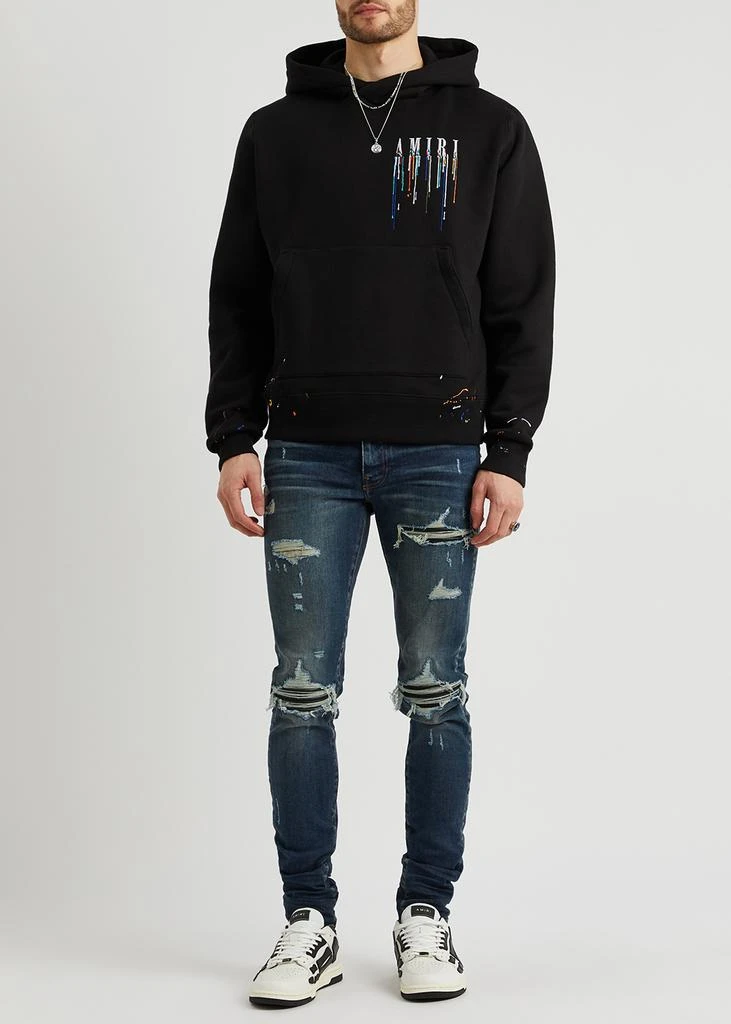 商品AMIRI|MX1 dark blue distressed skinny jeans,价格¥4780,第4张图片详细描述