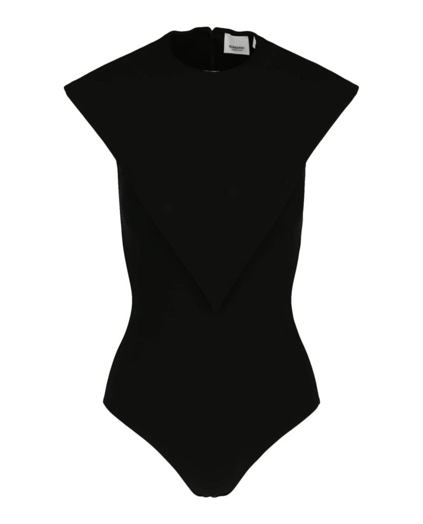 商品Burberry|Panel Detail Stretch Jersey Bodysuit,价格¥4379,第1张图片